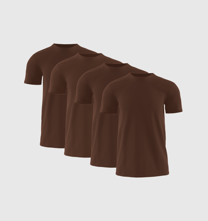 Pack de 4 - Marron