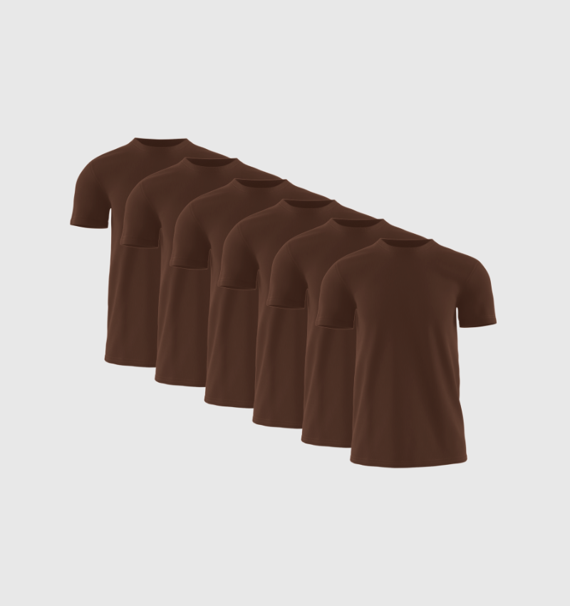 Pack de 6 - Marron