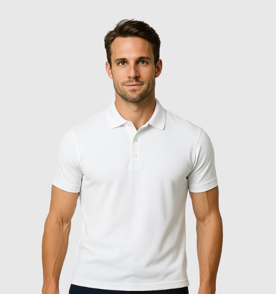 Pack de 6 Polos - Blanc